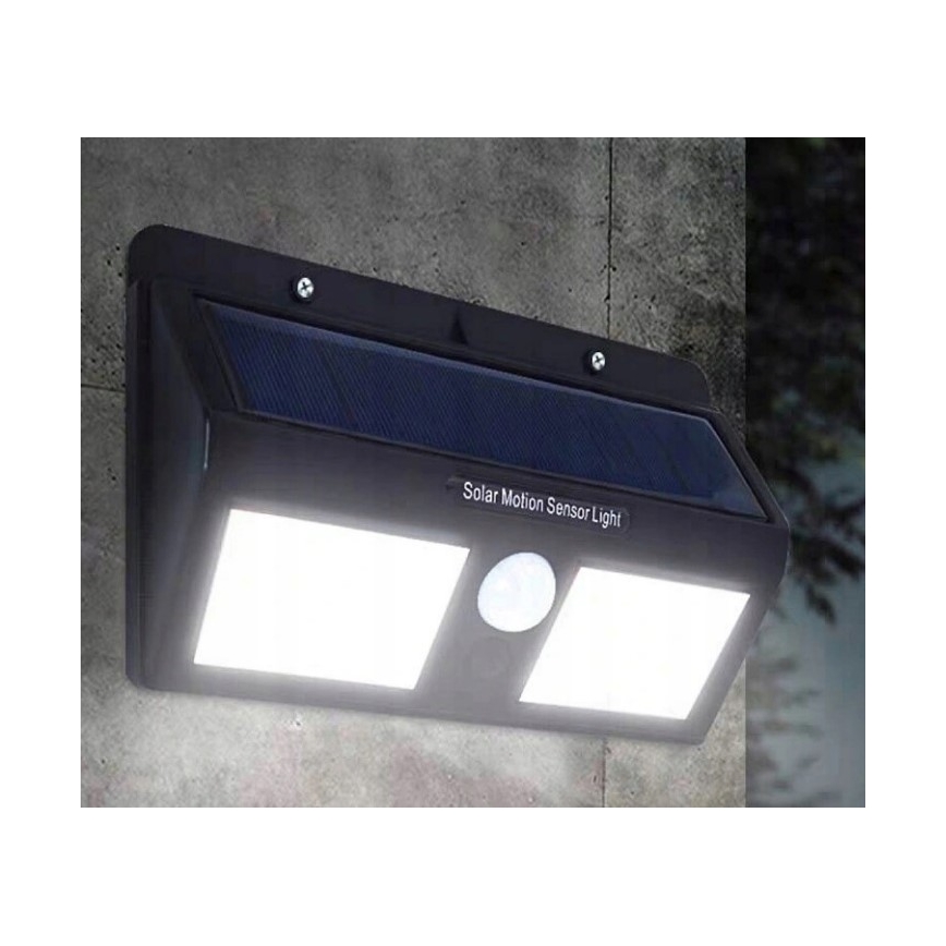LED solcell väggbelysning med sensor LED/1,2W/3,7V 2400 mAh IP54