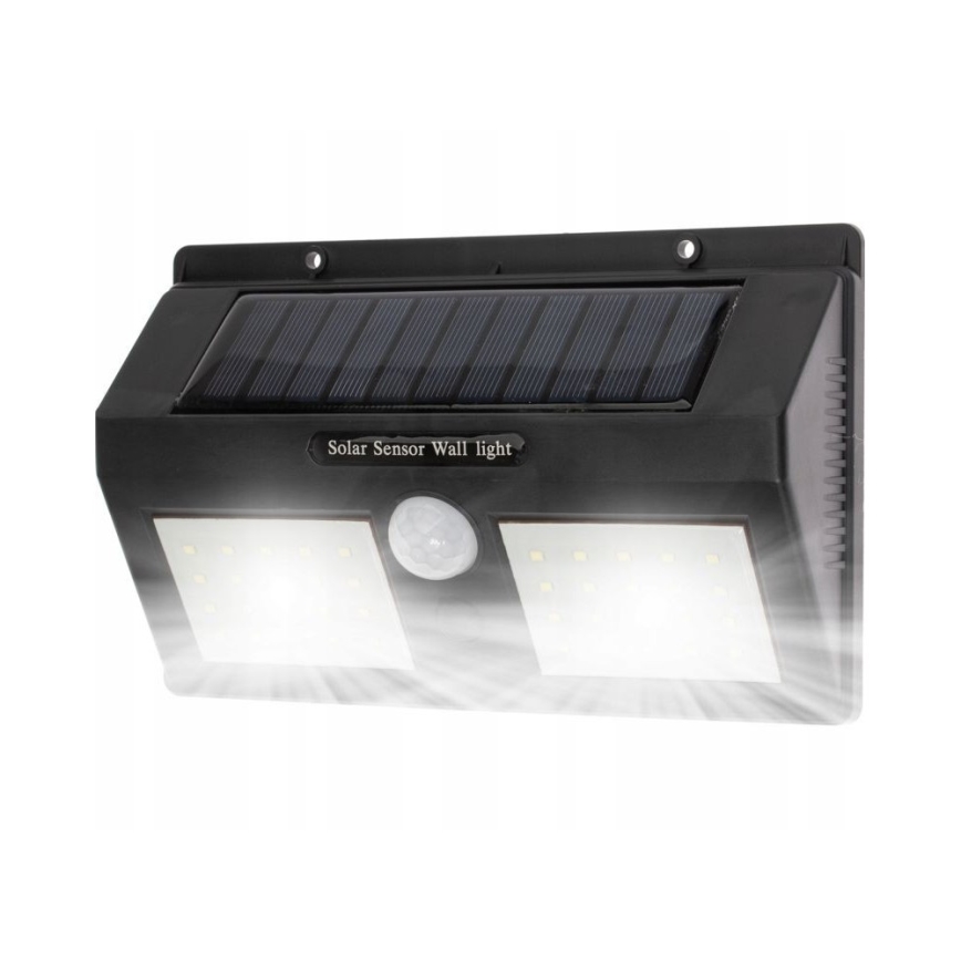 LED solcell väggbelysning med sensor LED/1,2W/3,7V 2400 mAh IP54