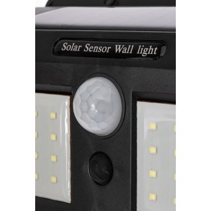 LED solcell väggbelysning med sensor LED/1,2W/3,7V 2400 mAh IP54