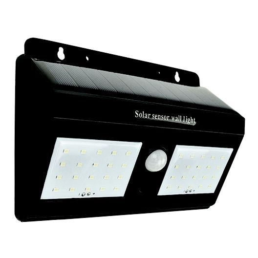LED solcell väggbelysning med sensor LED/1,2W/3,7V 6500K IP65