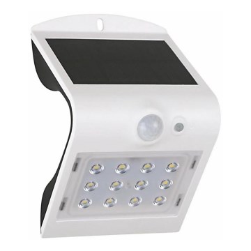 LED solcell väggbelysning med sensor LED/1,5W/3,7V 1200 mAh IP65