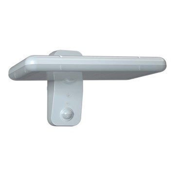 LED solcell väggbelysning med sensor LED/15W/3,2V 4000K/6000K IP65 vit