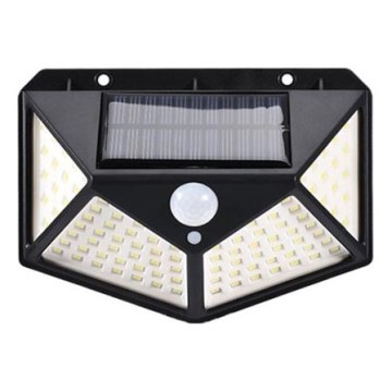 LED solcell väggbelysning med sensor LED/1W/3,7V 6500K IP44