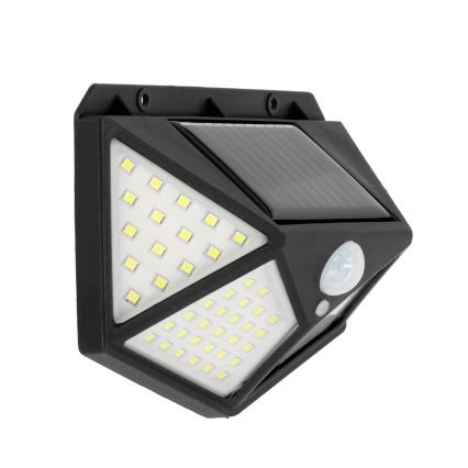 LED solcell väggbelysning med sensor LED/1W/3,7V 6500K IP44