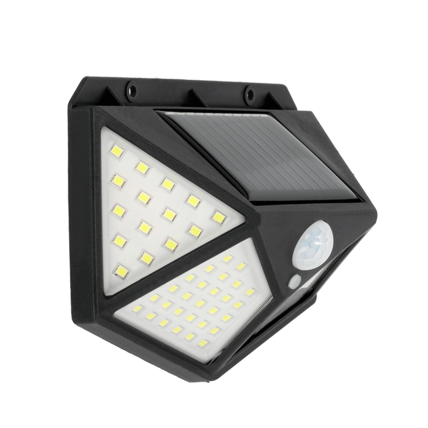 LED solcell väggbelysning med sensor LED/1W/3,7V 6500K IP44