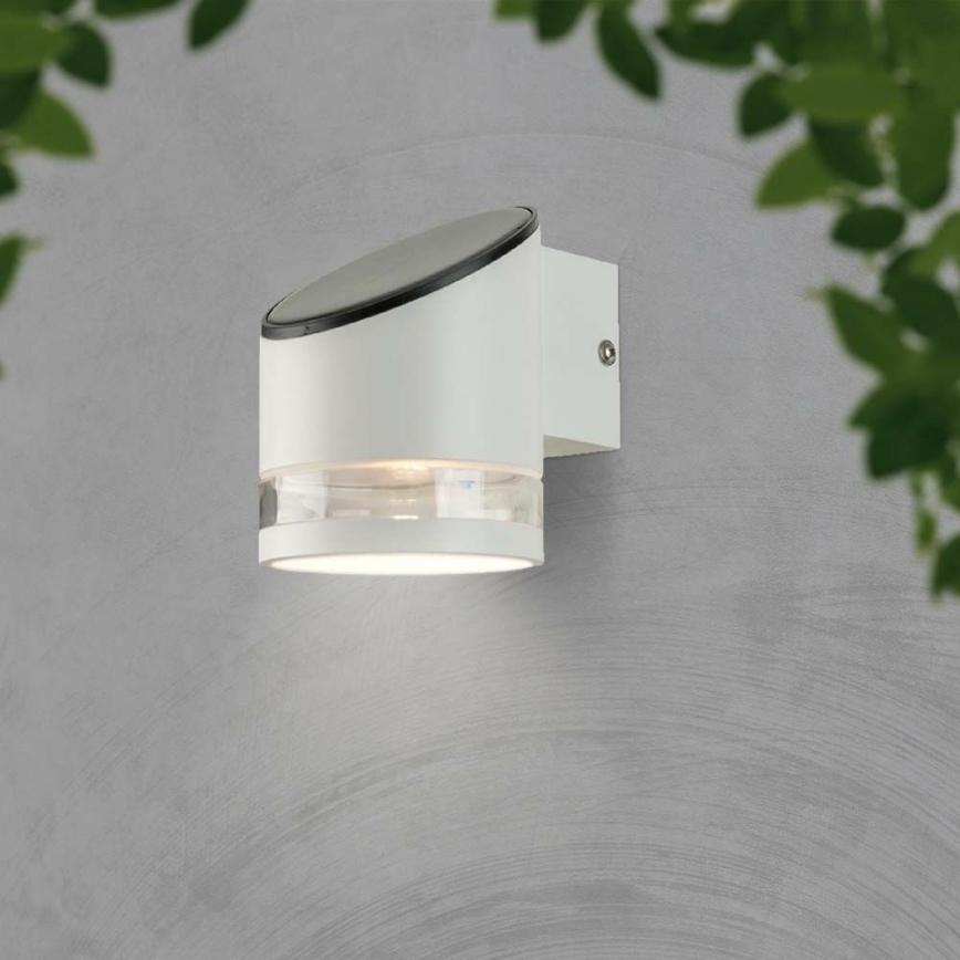 LED solcell väggbelysning med sensor LED/1W/3,7V IP54 3000K vit