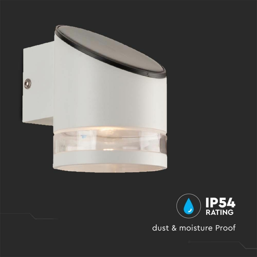 LED solcell väggbelysning med sensor LED/1W/3,7V IP54 3000K vit