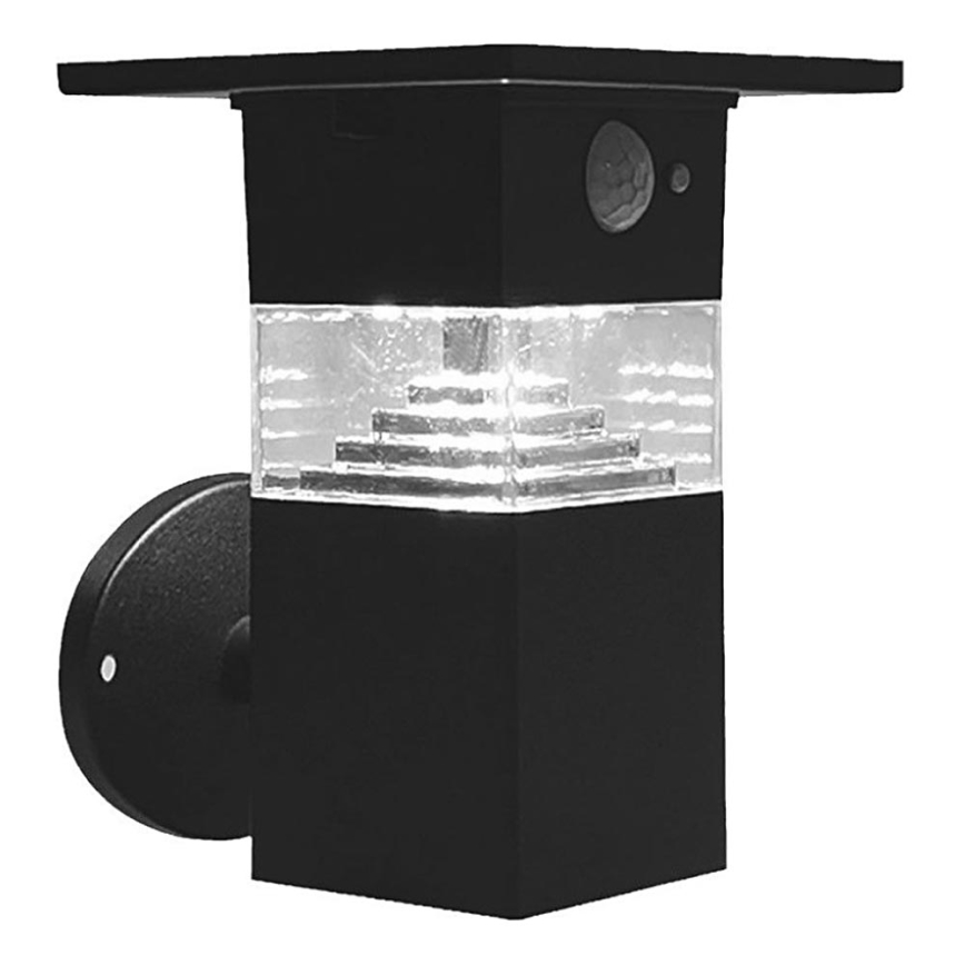 LED solcell väggbelysning med sensor LED/2,5W/3,7V IP54 3000K