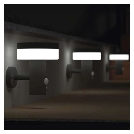 LED solcell väggbelysning med sensor LED/2W/3,7V 1200 mAh IP44