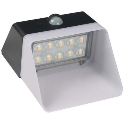 LED solcell väggbelysning med sensor LED/2W/3,7V 4000K IP65
