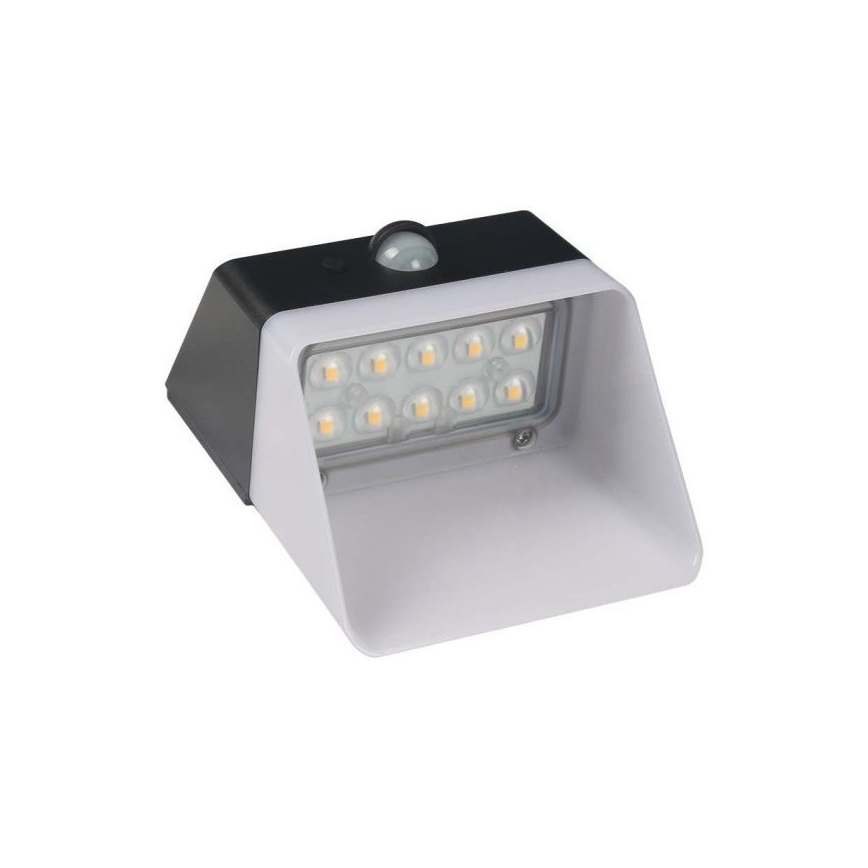 LED solcell väggbelysning med sensor LED/2W/3,7V 4000K IP65