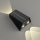 LED solcell väggbelysning med sensor LED/2W/5V IP54 1300 mAh