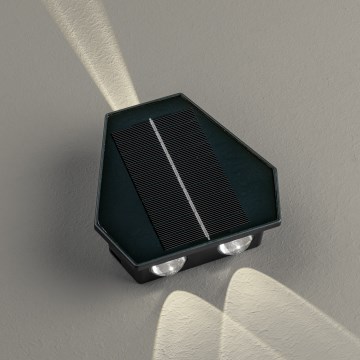 LED solcell väggbelysning med sensor LED/2W/5V IP54