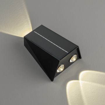 LED solcell väggbelysning med sensor LED/2W/5V IP54