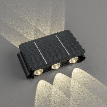 LED solcell väggbelysning med sensor LED/2W/5V IP54