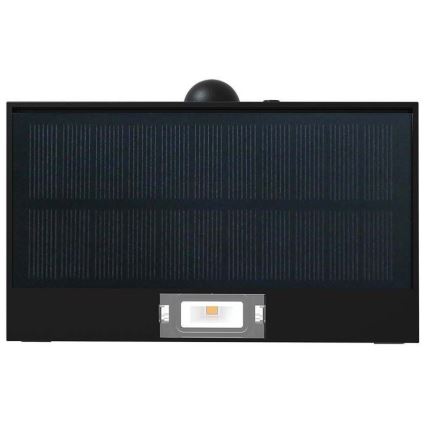 LED solcell väggbelysning med sensor LED/3W/3,7V 3000K/4000K IP65 1200 mAh svart