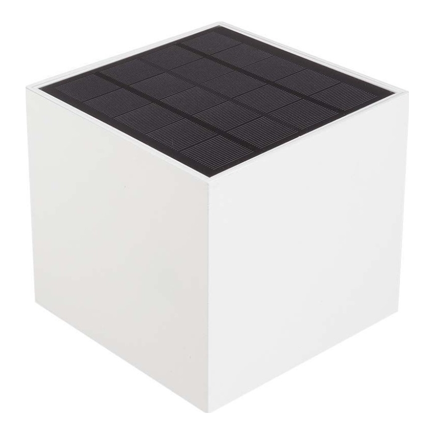 LED solcell väggbelysning med sensor LED/3W/3,7V IP65 4000K 2600 mAh vit