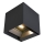 LED solcell väggbelysning med sensor LED/3W/3,7V IP65 4000K svart