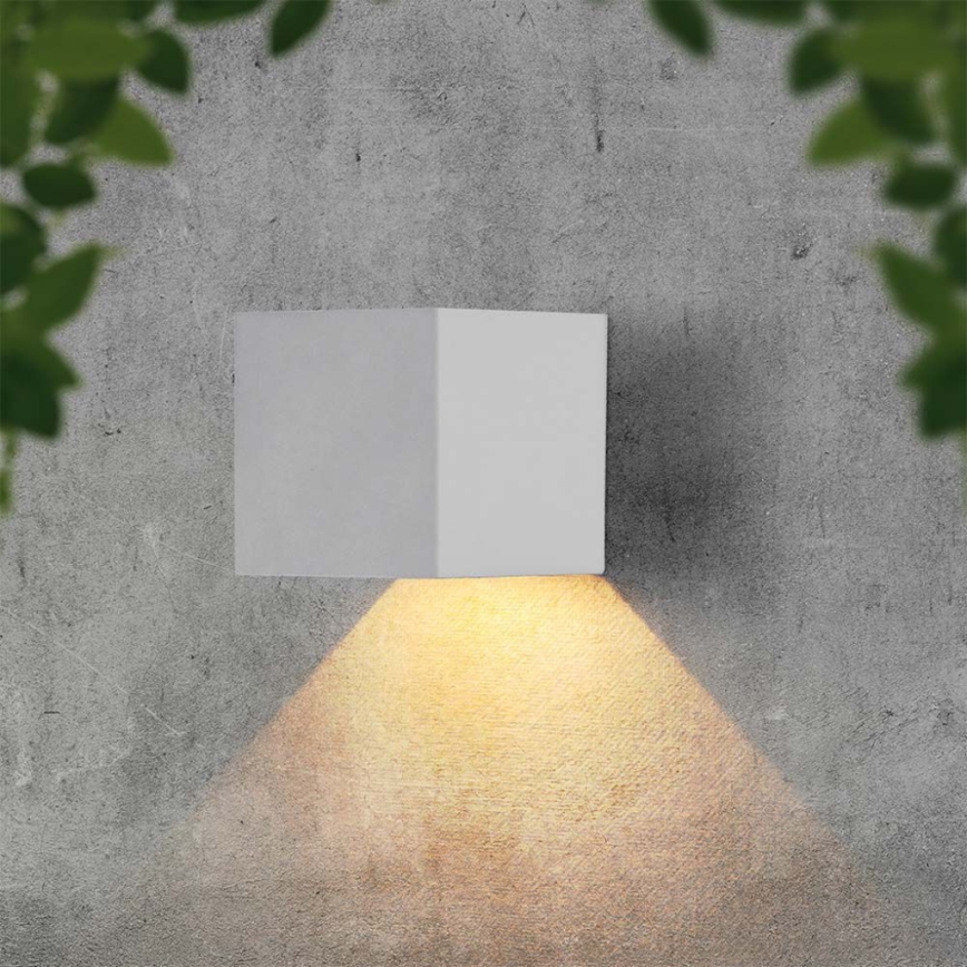 LED solcell väggbelysning med sensor LED/3W/3,7V IP65 4000K vit