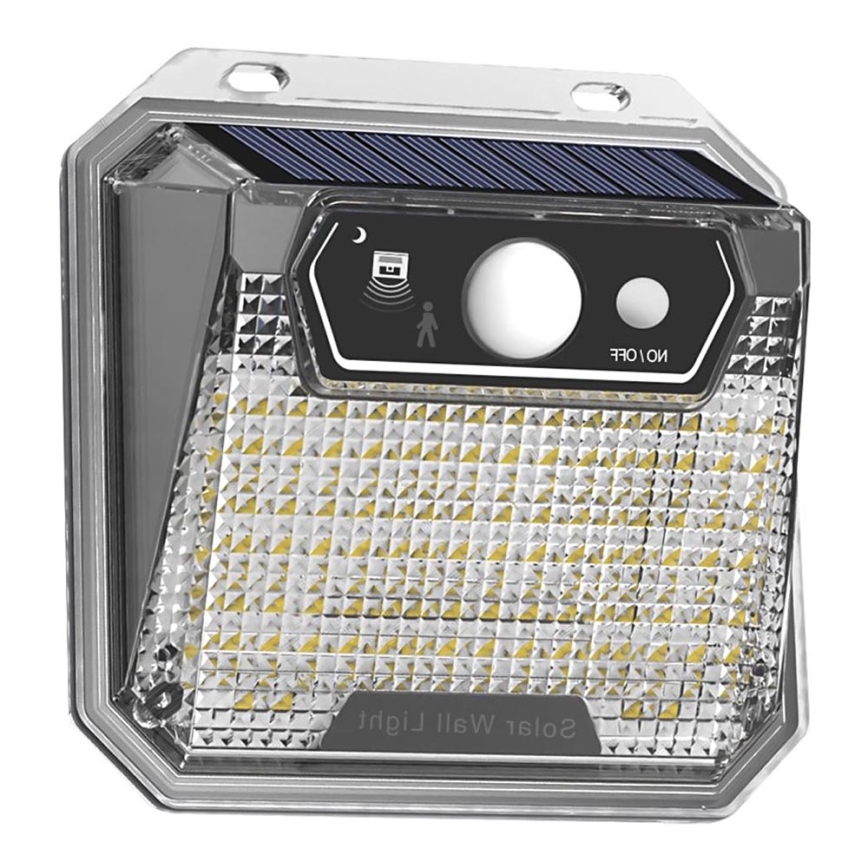 LED solcell väggbelysning med sensor LED/3W/5,5V IP65 1200 mAh