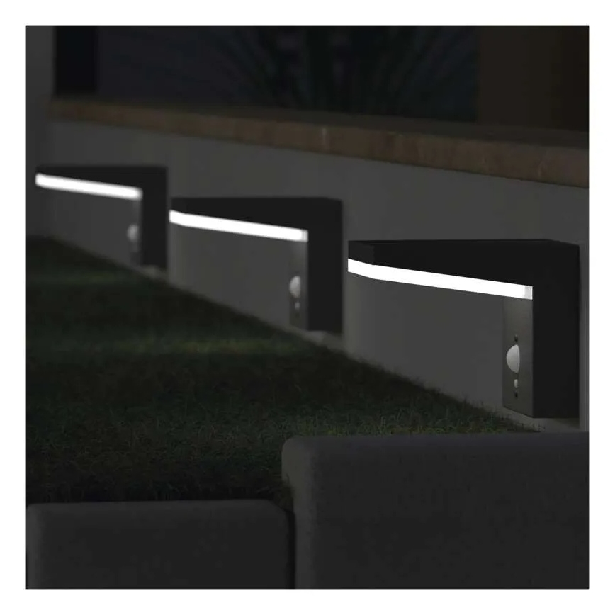 LED solcell väggbelysning med sensor LED/4,4W/3,7V 2200 mAh IP44