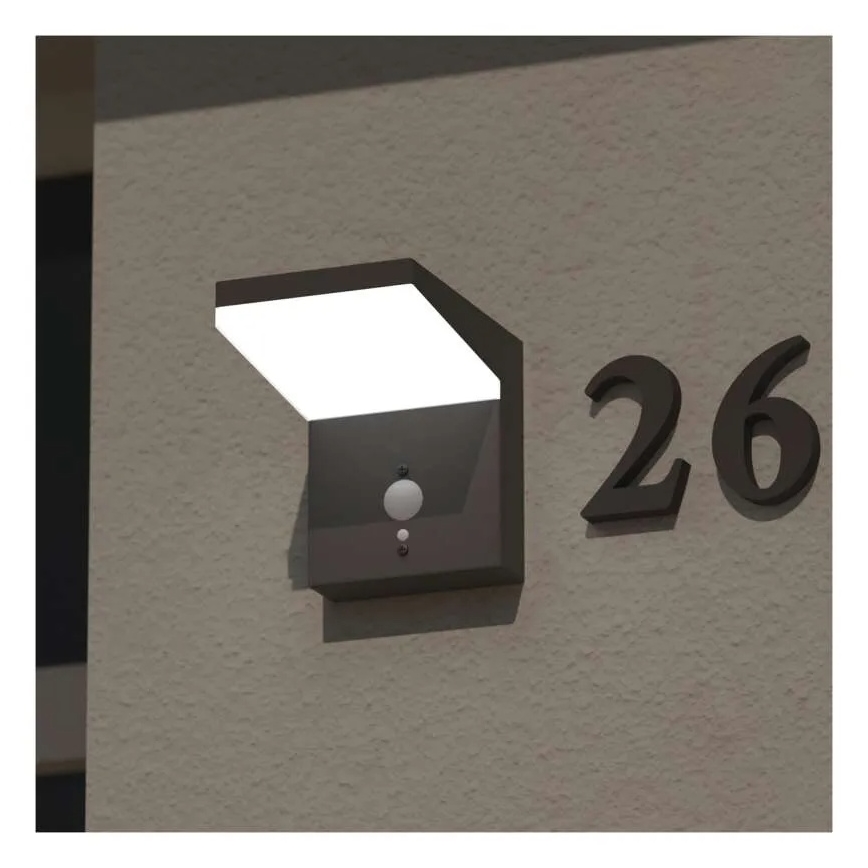 LED solcell väggbelysning med sensor LED/4,4W/3,7V 2200 mAh IP44