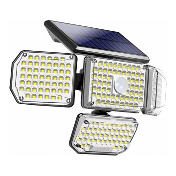 LED solcell väggbelysning med sensor LED/5W/5,5V IP65