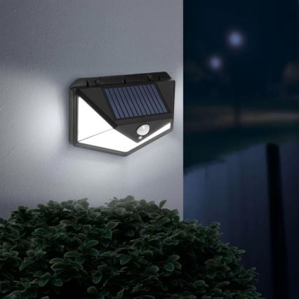 LED solcell väggbelysning med sensor LED/5W/5,5V IP65 1200 mAh