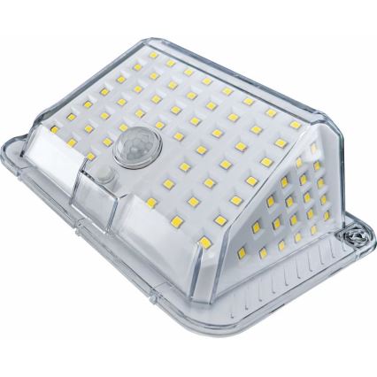 LED solcell väggbelysning med sensor LED/5W IP44