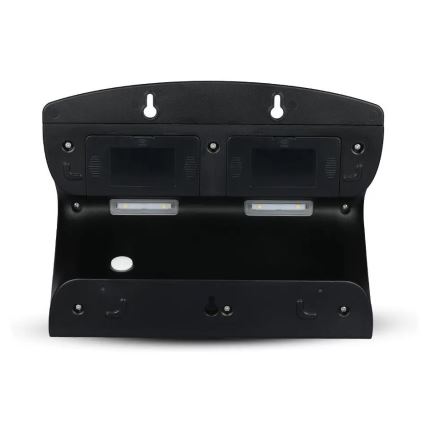 LED Solcell väggbelysning med sensor LED/7W/3,7V 4000K IP65 svart