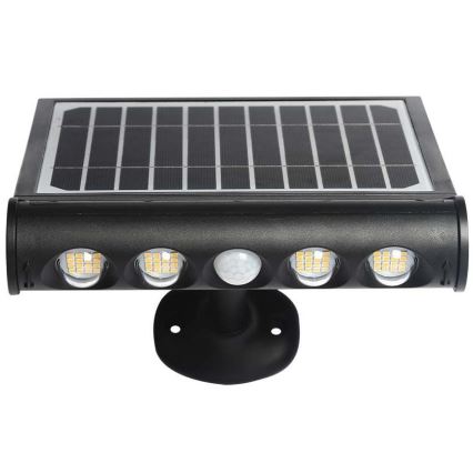 LED solcell väggbelysning med sensor LED/8W/3,7V IP65 3000K
