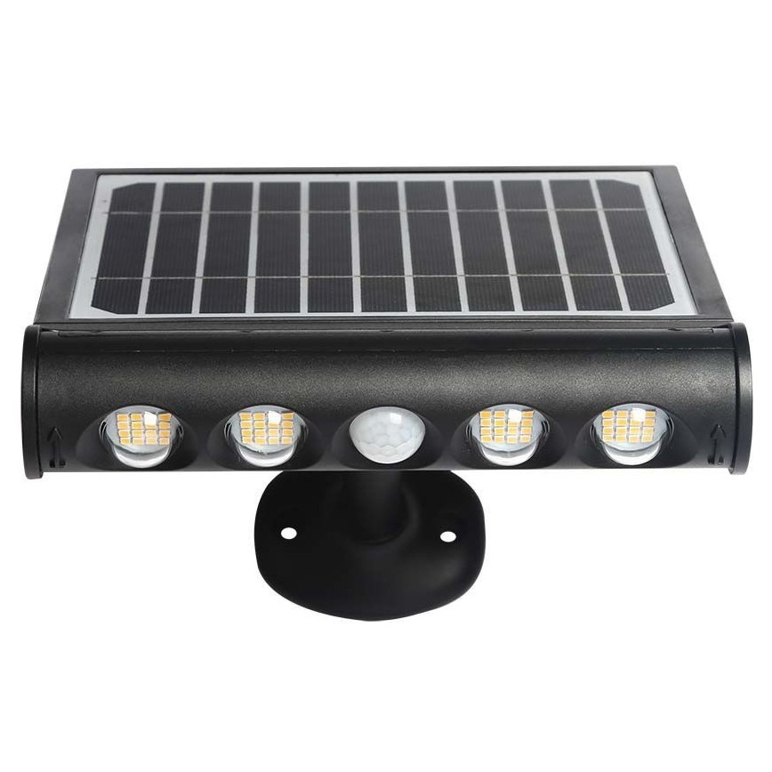 LED solcell väggbelysning med sensor LED/8W/3,7V IP65 3000K
