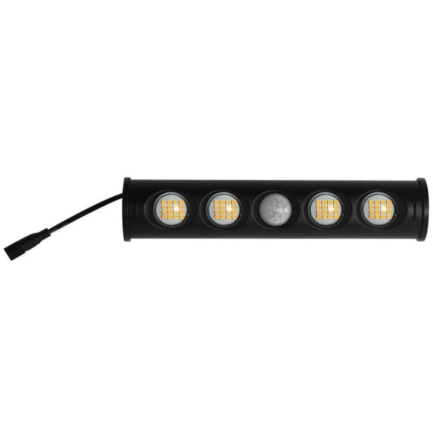 LED solcell väggbelysning med sensor LED/8W/3,7V IP65 4000K