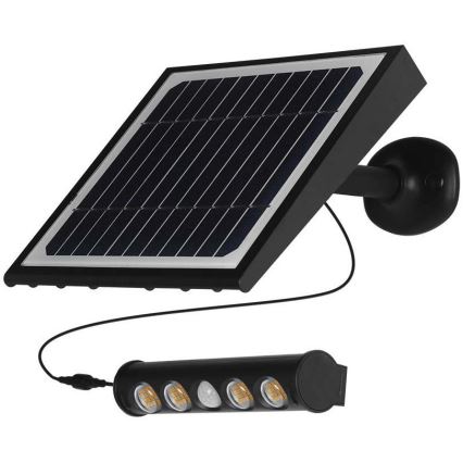 LED solcell väggbelysning med sensor LED/8W/3,7V IP65 4000K