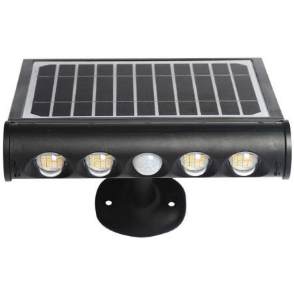 LED solcell väggbelysning med sensor LED/8W/3,7V IP65 4000K