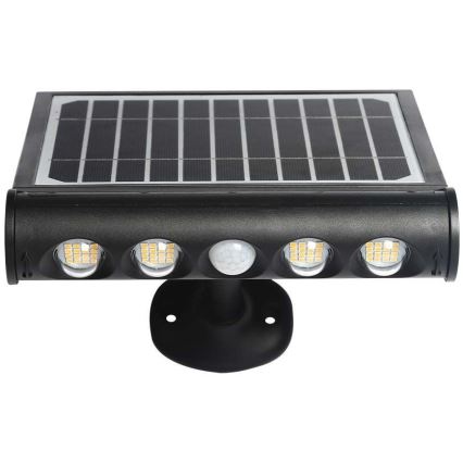 LED solcell väggbelysning med sensor LED/8W/3,7V IP65 6000K