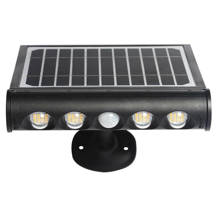 LED solcell väggbelysning med sensor LED/8W/3,7V IP65 6000K