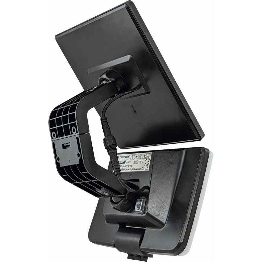 LED solcell väggbelysning med sensor LED/8W IP54