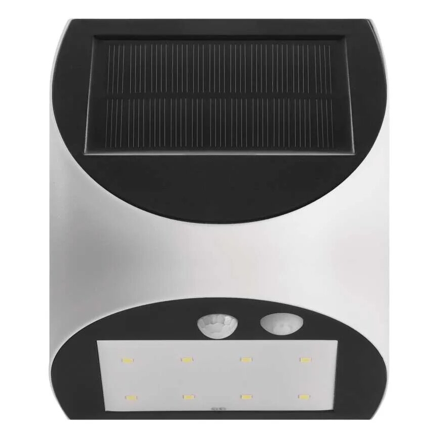 LED solcell väggbelysning med sensor LUMI LED/3,7W IP54 vit