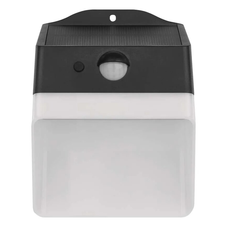 LED solcell väggbelysning med sensor LUMI LED/3,7W IP65 svart
