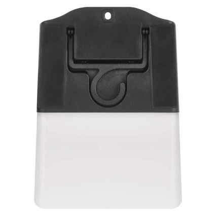 LED solcell väggbelysning med sensor LUMI LED/3,7W IP65 svart