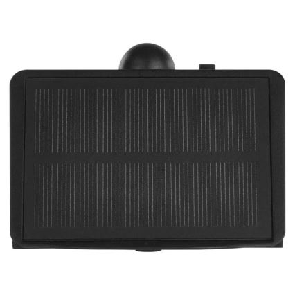 LED solcell väggbelysning med sensor LUMI LED/3,7W IP65 svart