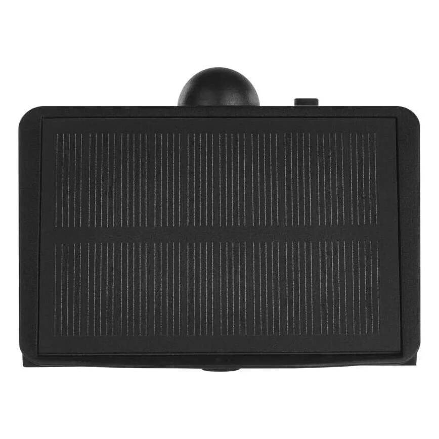 LED solcell väggbelysning med sensor LUMI LED/3,7W IP65 svart