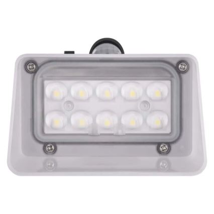 LED solcell väggbelysning med sensor LUMI LED/3,7W IP65 svart