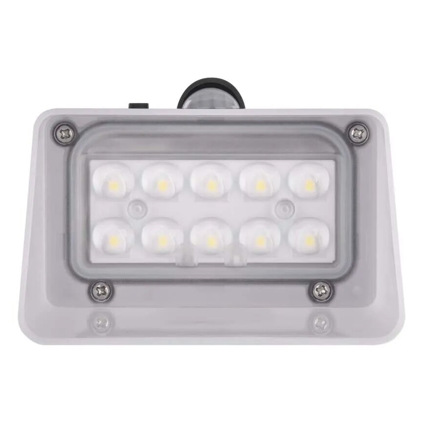 LED solcell väggbelysning med sensor LUMI LED/3,7W IP65 svart