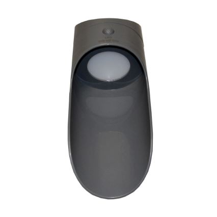 LED solcell väggbelysning med sensor PALESA LED/1W/3,7V IP65 1800 mAh grå