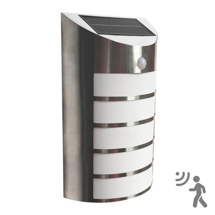 LED solcell väggbelysning med sensor SAFFO LED/3,7V 2000 mAh IP44