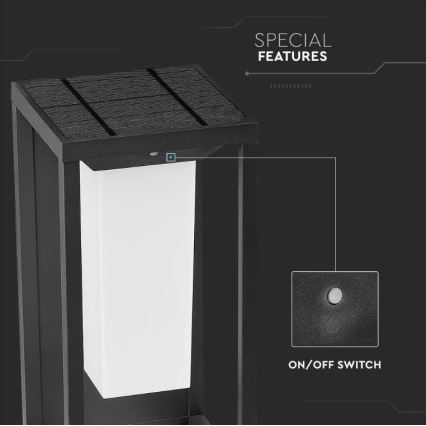 LED solcell väggbelysning med sensor SAMSUNG CHIP LED/2W/3,7V IP65 2600 mAh