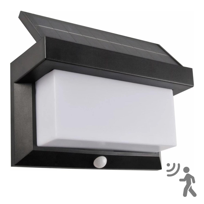LED solcell väggbelysning med sensor TONY LED/3,7V 1800 mAh IP44