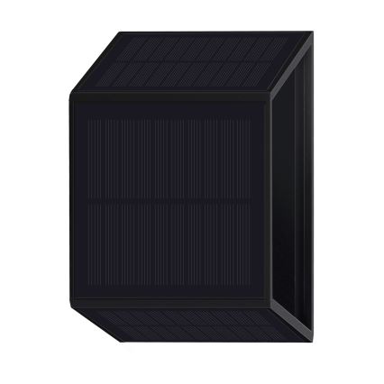LED solcell väggbelysning WINGS LED/2W/3,2V 6000K IP54 svart